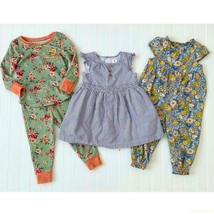 Toddler Outfits (SET OF 3) ~ Emma's Garden, Carters, Nicole Miller NY